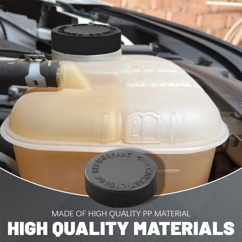 HEVLE 2PCS Coolant Reservoir Cap, Engine Radiator Coolant Overflow Antifreeze Reservoir Tank Cap, 21712-79900 Coolant Water Tank Reservoir Cap Compatible with Nissan Infiniti Murano Quest EX35 FX37 G37 - Image 3